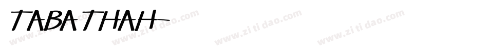 TABATHAH字体转换