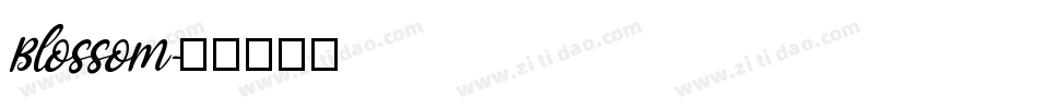 Blossom字体转换