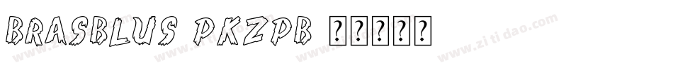 Brasblus-PKZpB字体转换