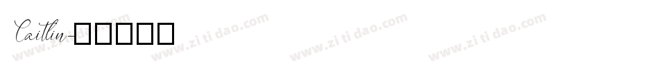 Caitlin字体转换