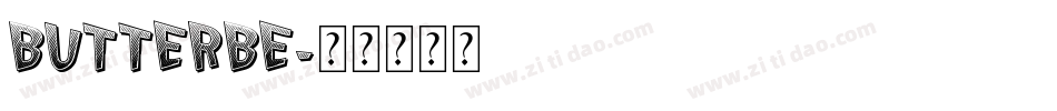 BUTTERBE字体转换