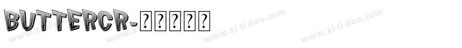 BUTTERCR字体转换
