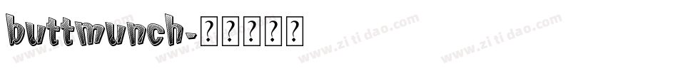 buttmunch字体转换
