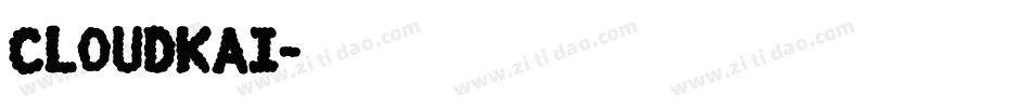 cloudkai字体转换