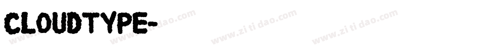 cloudtype字体转换