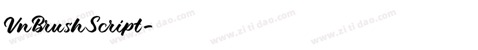 VnBrushScript字体转换