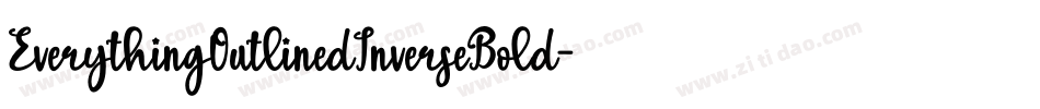 EverythingOutlinedInverseBold-2R4w字体转换