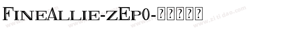 FineAllie-zEp0字体转换