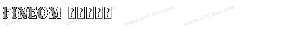 FINEOM字体转换
