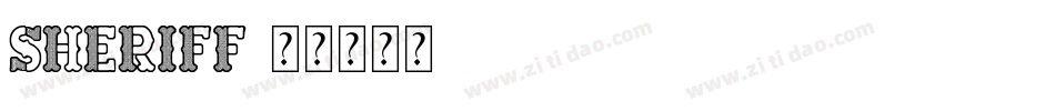 Sheriff字体转换
