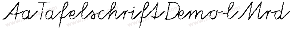 AaTafelschriftDemo-lMrd字体转换