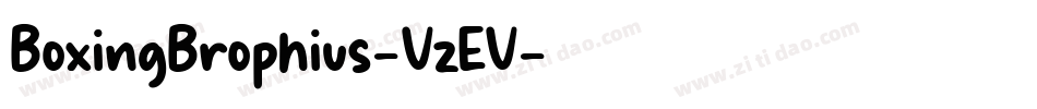 BoxingBrophius-VzEV字体转换