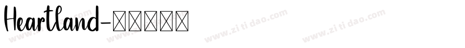 Heartland字体转换