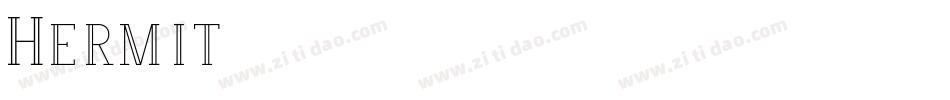 Hermit字体转换