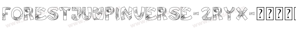 ForestJumpInverse-2RyX字体转换