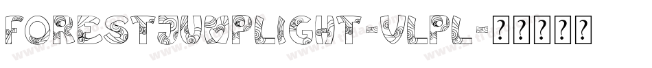 ForestJumpLight-vLPL字体转换