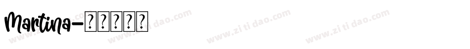 Martina字体转换