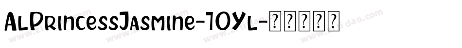 AlPrincessJasmine-7OYl字体转换