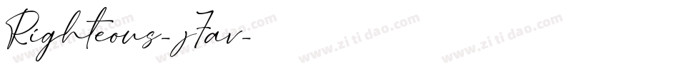 Righteous-j7av字体转换