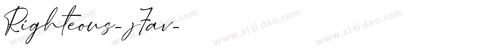 Righteous-j7av字体转换
