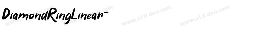DiamondRingLinear字体转换