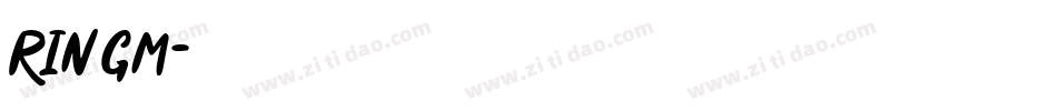 RINGM字体转换