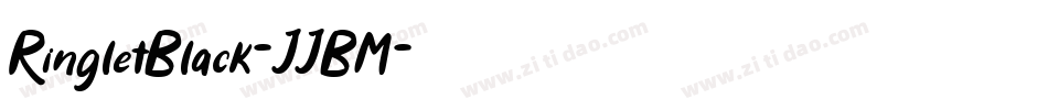 RingletBlack-JJBM字体转换