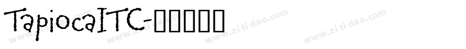 TapiocaITC字体转换