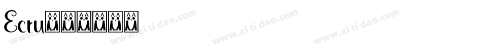 Ecru字体转换