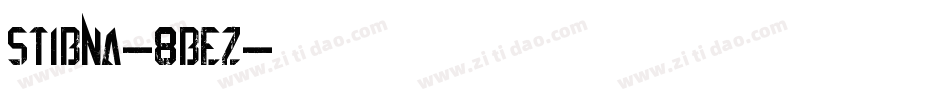 Stibna-8BEz字体转换