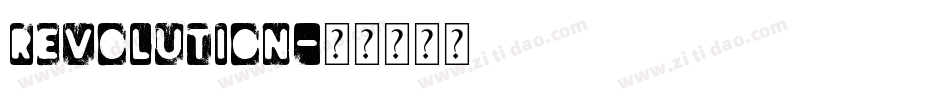 Revolution字体转换