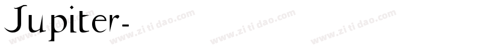 Jupiter字体转换