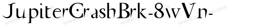 JupiterCrashBrk-8wVn字体转换