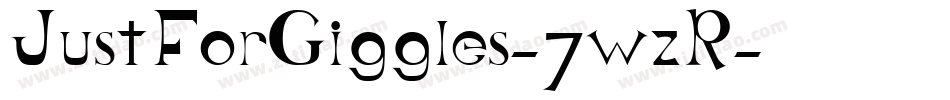 JustForGiggles-7wzR字体转换