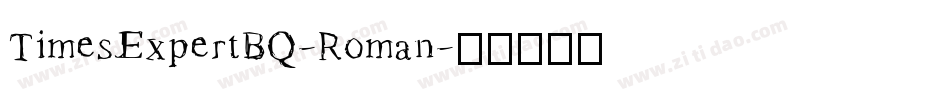 TimesExpertBQ-Roman字体转换