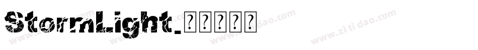 StormLight字体转换