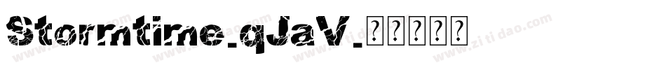 Stormtime-qJaV字体转换