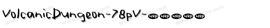VolcanicDungeon-78pV字体转换