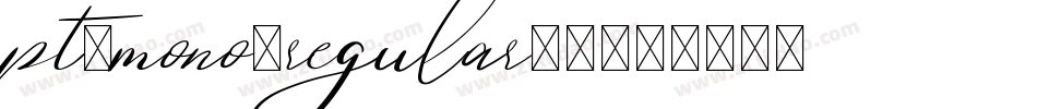 pt-mono-regular-2字体转换