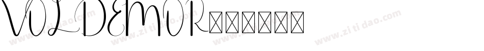 VOLDEMOR字体转换