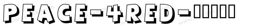 Peace-4ReD字体转换