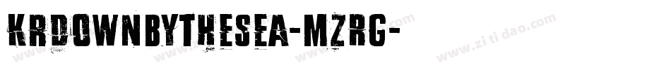 KrDownByTheSea-mZRG字体转换