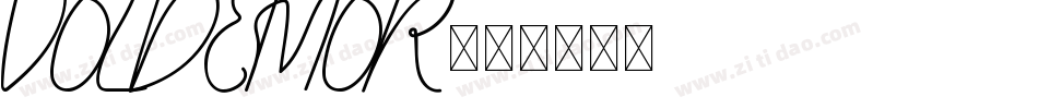 VOLDEMOR字体转换