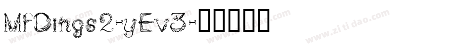 MfDings2-yEv3字体转换