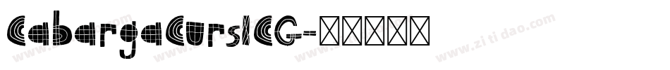 CabargaCursICG字体转换