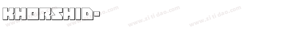 khorshid字体转换