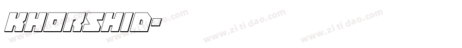 khorshid字体转换
