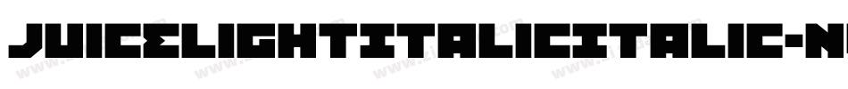 JuiceLightItalicItalic-nYzP字体转换