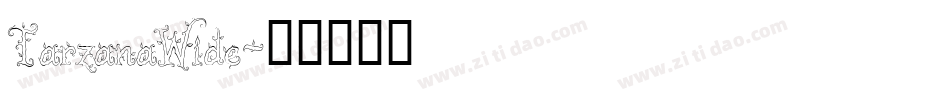TarzanaWide字体转换