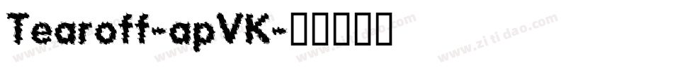 Tearoff-apVK字体转换